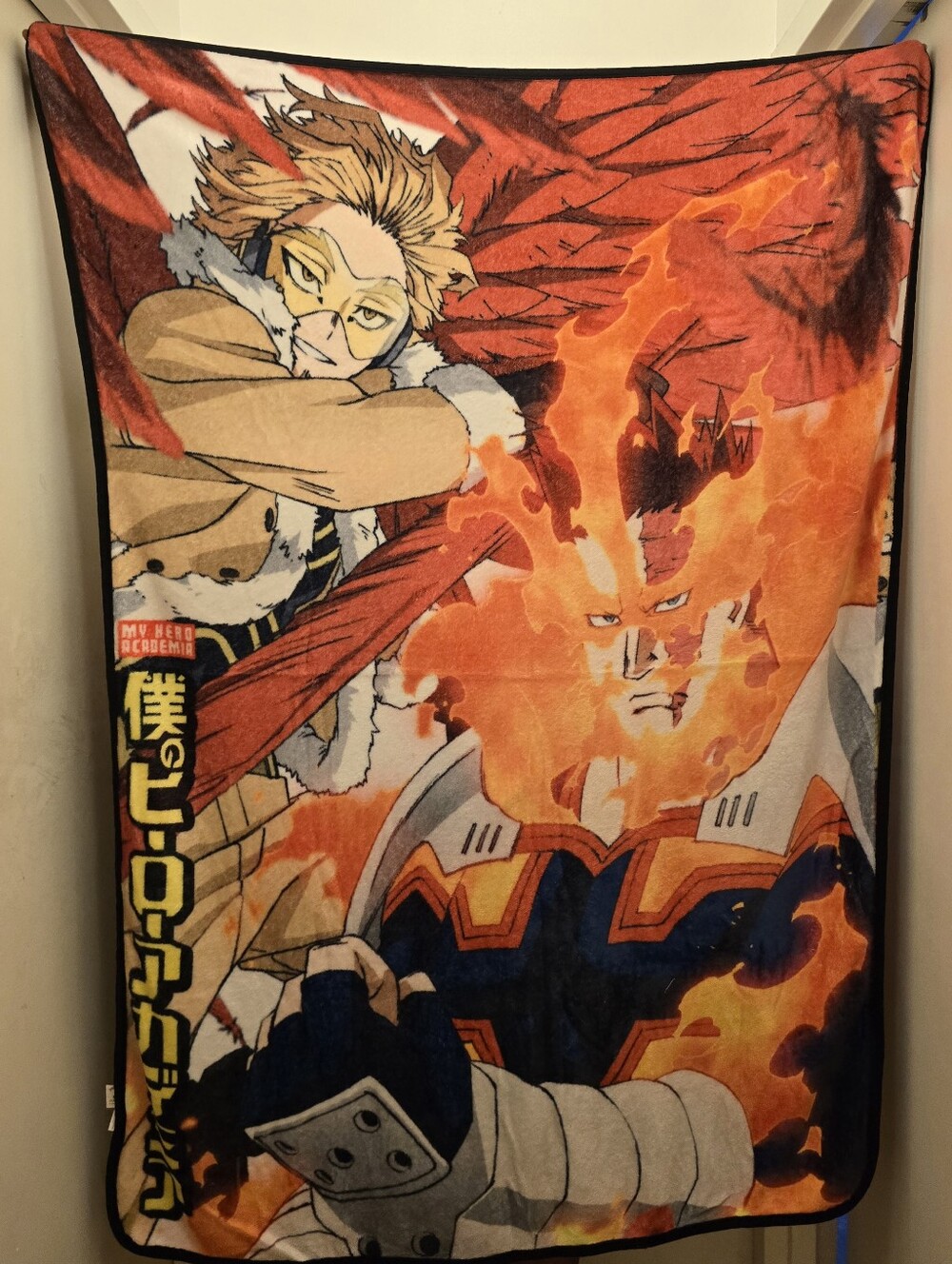 My Hero Academia - Endeavor & Hawks Throw Blanket - Size 45 x 60 inches